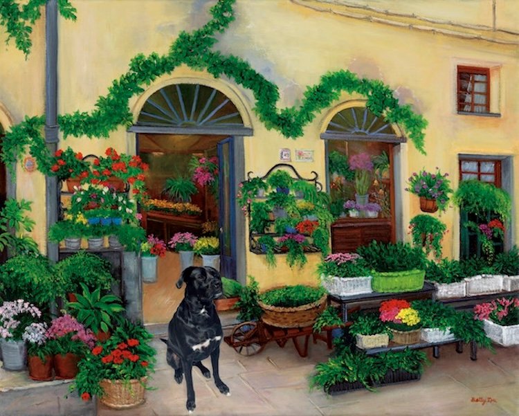 DOG AND FLOWER SHOP