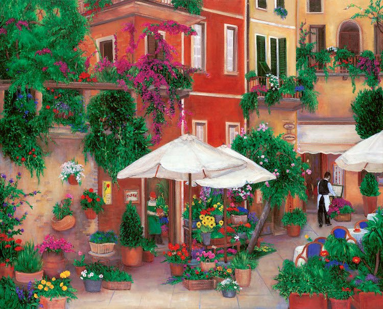 FLOWER MARKET, CINQUE TERRE ITALY
