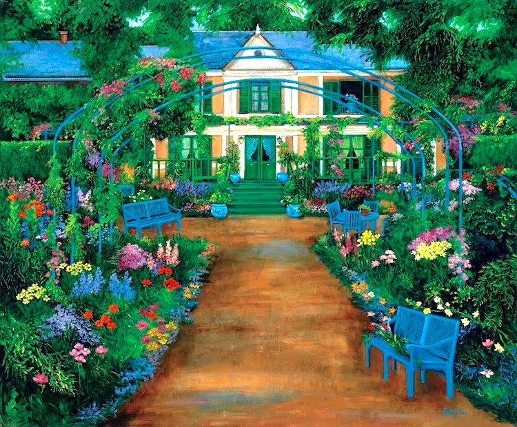 MONETS HOME, FRANCE