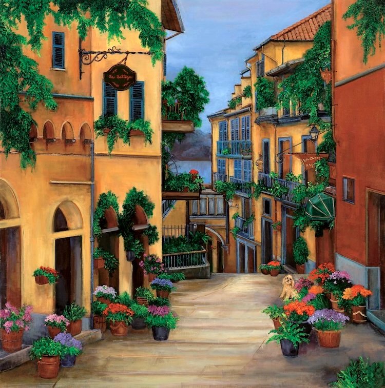 ITALIAN CITY, STREET SCENE