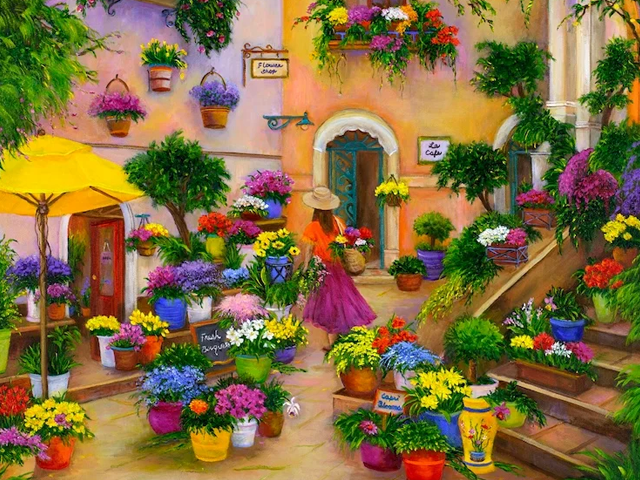 Flowers Capri - Art By Betty Lou Barry