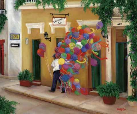 BALLOON SELLLER, CARTAGENA