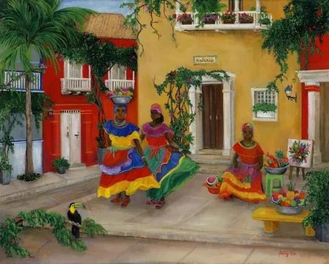 CARIBBEAN LADIES IN CARTAGENA COLOMBIA