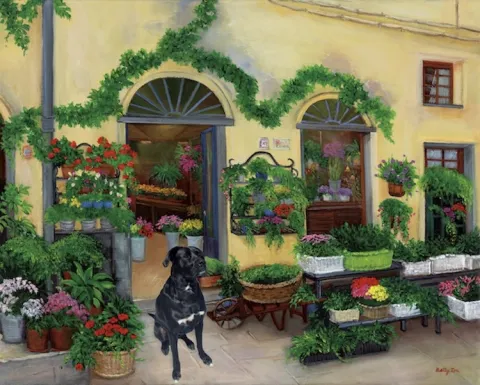 DOG AND FLOWER SHOP
