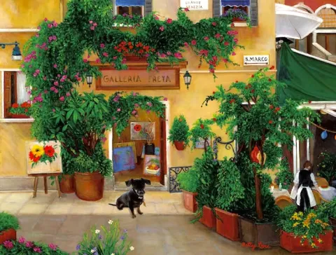 DOG IN VENICE, VENICE STREET