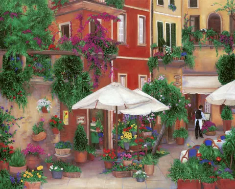 FLOWER MARKET, CINQUE TERRE ITALY