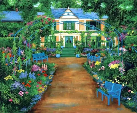 MONETS HOME, FRANCE