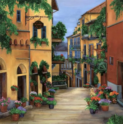ITALIAN CITY, STREET SCENE
